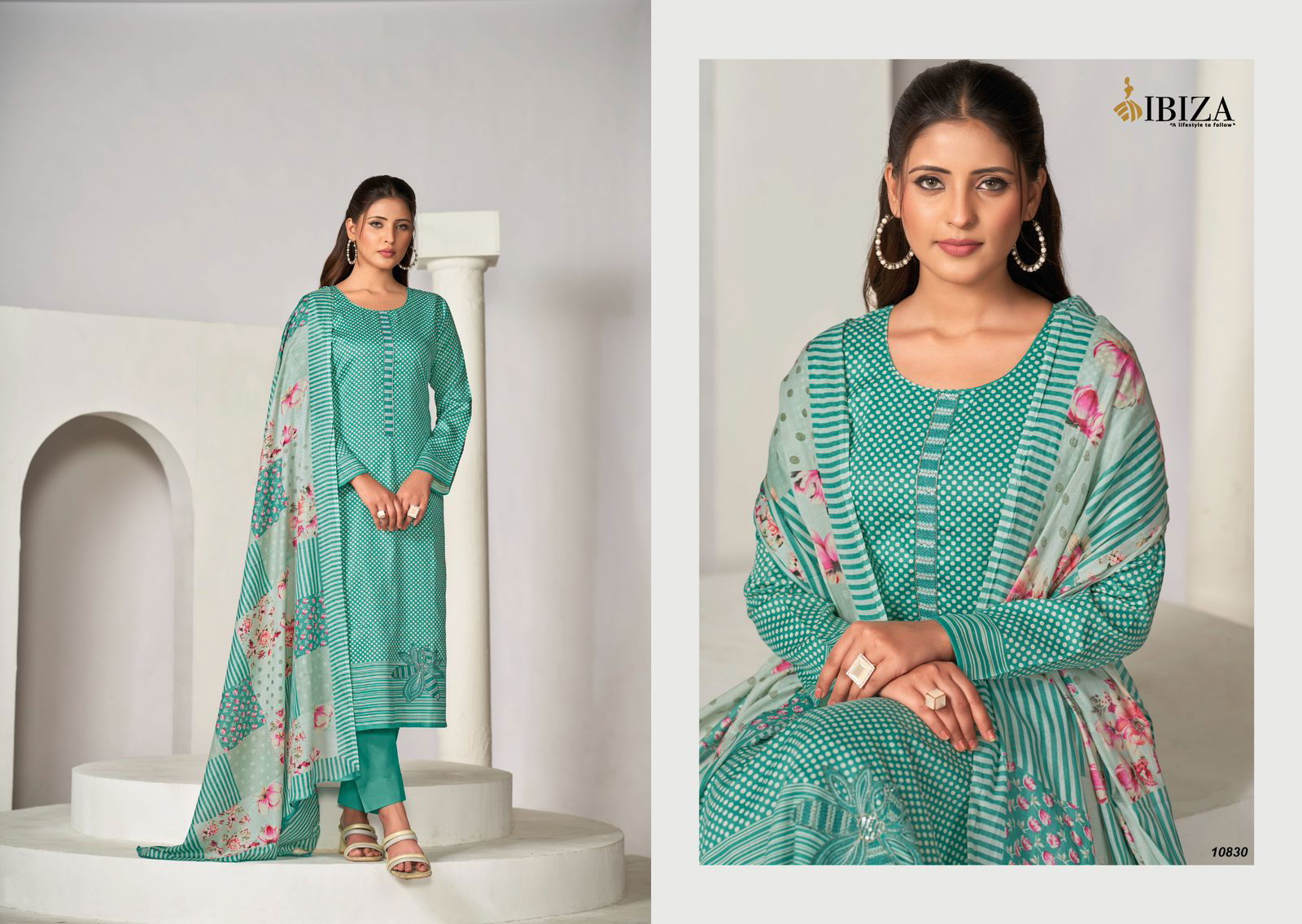 Nafiza By Ibiza Digital Printed Cotton  Salwar Kameez Wholesale Shop In Surat
